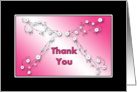 Pink Thank You card