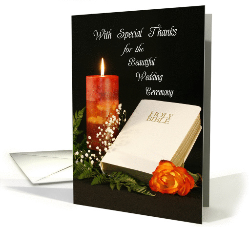 Thank You for Wedding Ceremony Card... (352436)