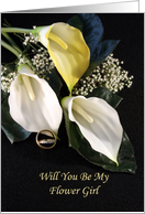 Will you be my Flower Girl card
