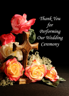 For Officiant Thank...