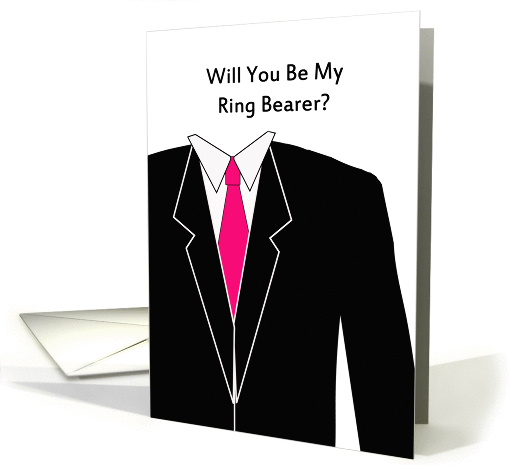 Be My Ring Bearer Wedding Request Invitation card (380650)