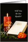 Will You Be Our Reader card