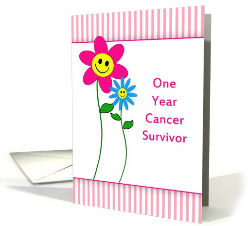 One Year Cancer Survivor Anniversary card (401649)