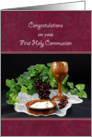 First Holy Communion Congratulations card