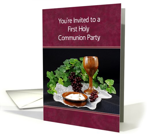 First Holy Communion Invitations card (436606)