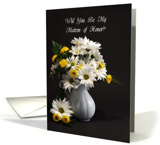 Matron of Honor Request card (465042)