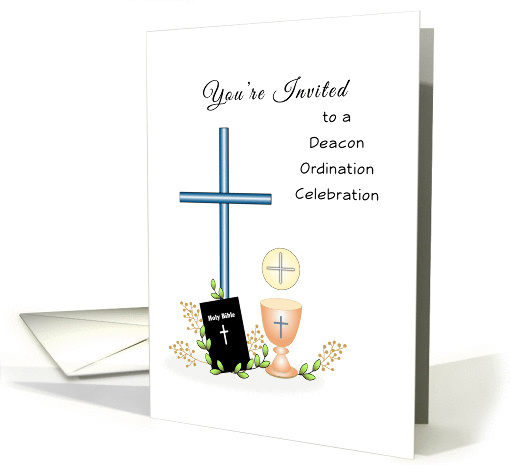 Deacon Ordination Party Invitation Greeting... (505679)