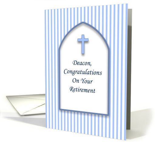 Deacon Retirement Card, Congratulations, Diaconate card (505682)