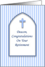 Deacon Retirement Card, Congratulations, Diaconate card