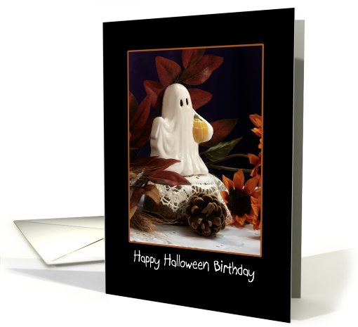 Birthday on Halloween card (509960)
