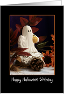 Birthday on Halloween Card