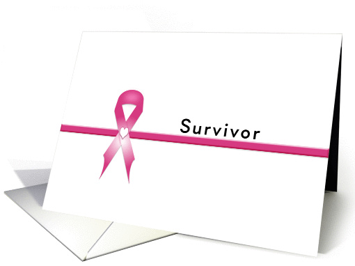 Cancer Survivor Greeting Card-Last Chemo-Pink Breast... (545469)