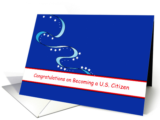 U.S. Citizen Congratulations Greeting Card-Getting Your Green card