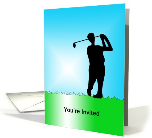 Golf Invitation card (550151)