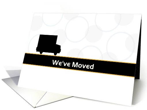 Customizable We've Moved Announcement card (554870)