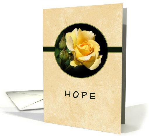 Hope Encouragement Card for Cancer Patient card (554915)