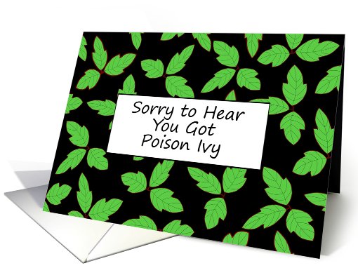 Poison Ivy Get Well card (562393)