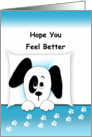 Get Well Card With Puppy card
