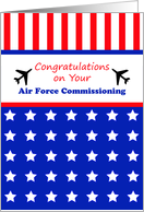 Air Force Commissioning Congratulations Card