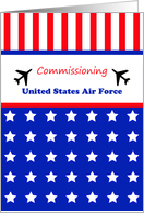 Air Force Commissioning Congratulations Card