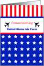 Air Force Commissioning Congratulations Card