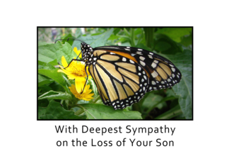 Loss of Son Sympathy...
