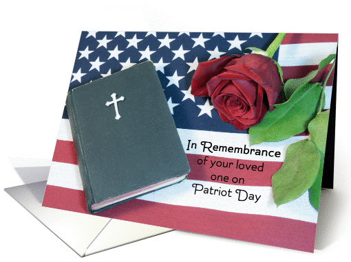 Patriot Day Greeting Card, 9/11- September 11th, Bible,... (655055)