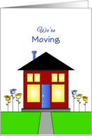 We’re Moving Announcement-New House-New Home-New Address card