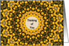 Thinking of You, Swirl, of Yellow Flowers card