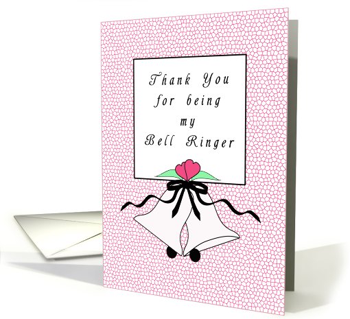 Thank You Bell Ringer, Bells, Ribbon, Hearts card (669502)