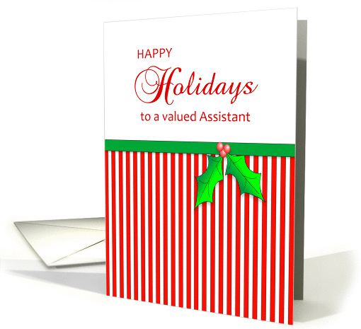 For Assistant-Business Christmas Greeting Card-Happy... (670580)