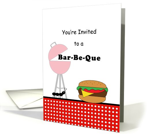 Barbeque-BBQ Party Invitation Greeting... (679158)