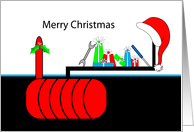 Business Christmas Greeting Card From Fuel Tank-UST-AST-Company card