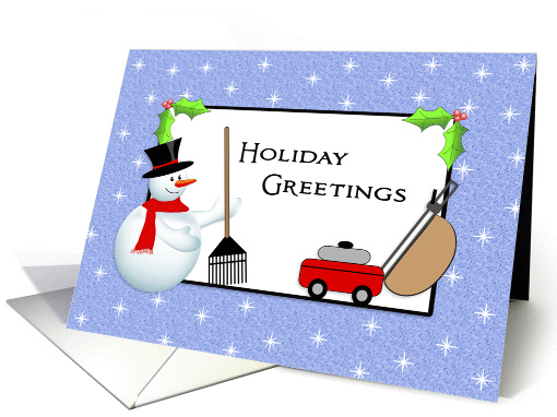 From Lawn Care-Gardener-Christmas Card-Holiday... (713035)