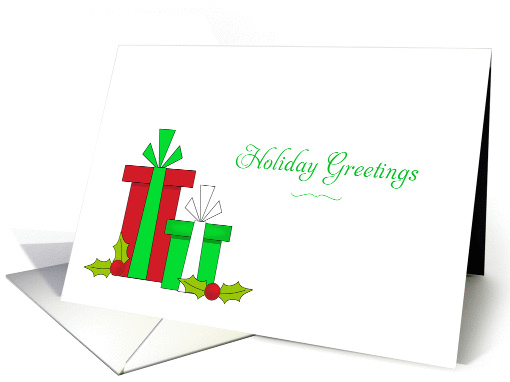 Health Care Christmas Card - Christmas Presents card (714980)