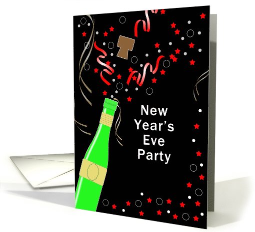 New Year's Eve Party Invitation Greeting Card,... (735520)