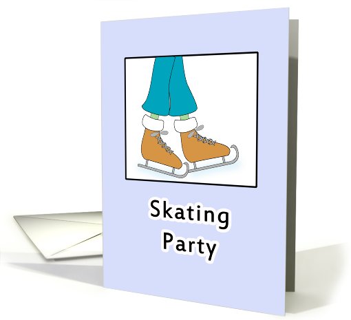 Ice Skating Party Invitation card (746431)