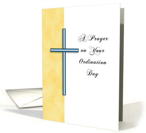 Ordination Greeting Card-A Prayer on Your Ordination Day... (746564)