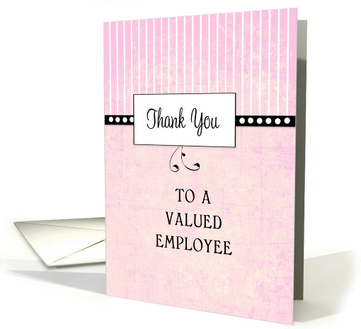 For Employee-Employee Appreciation Thank You card (746805)