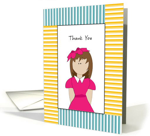 Thank You for the Gift Greeting Card For Female-For... (746807)