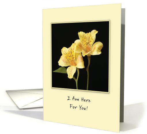 I Am Here For You - Encouragement card (750551)