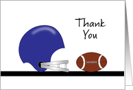 Thank You for Coming to My Party, Football and Helmet card