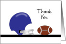 Thank You for Coming to My Party, Football and Helmet card