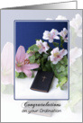 Ordination Congratulations - Bible, Flowers, Lilies card