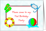 Pool Birthday Party...