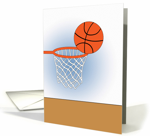 Basketball Blank Note card (812660)