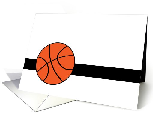 Basketball Blank Note card (812692)