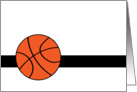 Basketball Blank Note Card