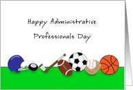 Happy Administrative Professionals Day Greeting Card-Sports Card