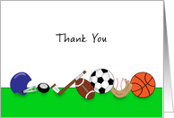 Sports Thank You Card